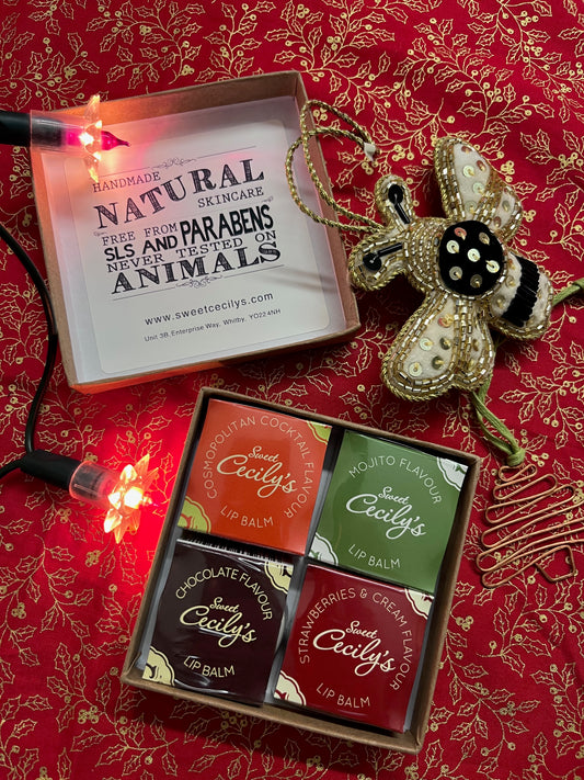 Selection Box of 4 Lip Balms