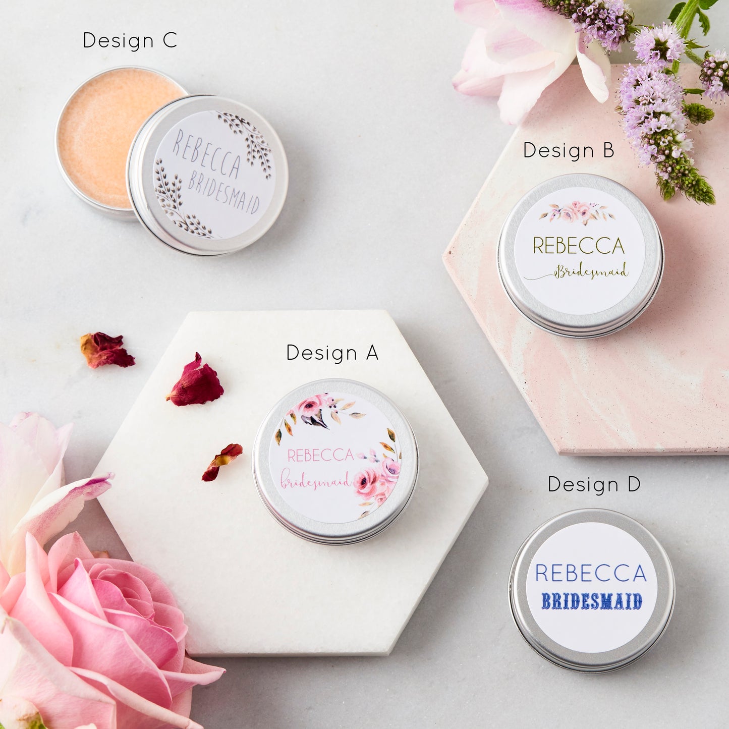 Personalised Bridesmaid Lip Balm Gift