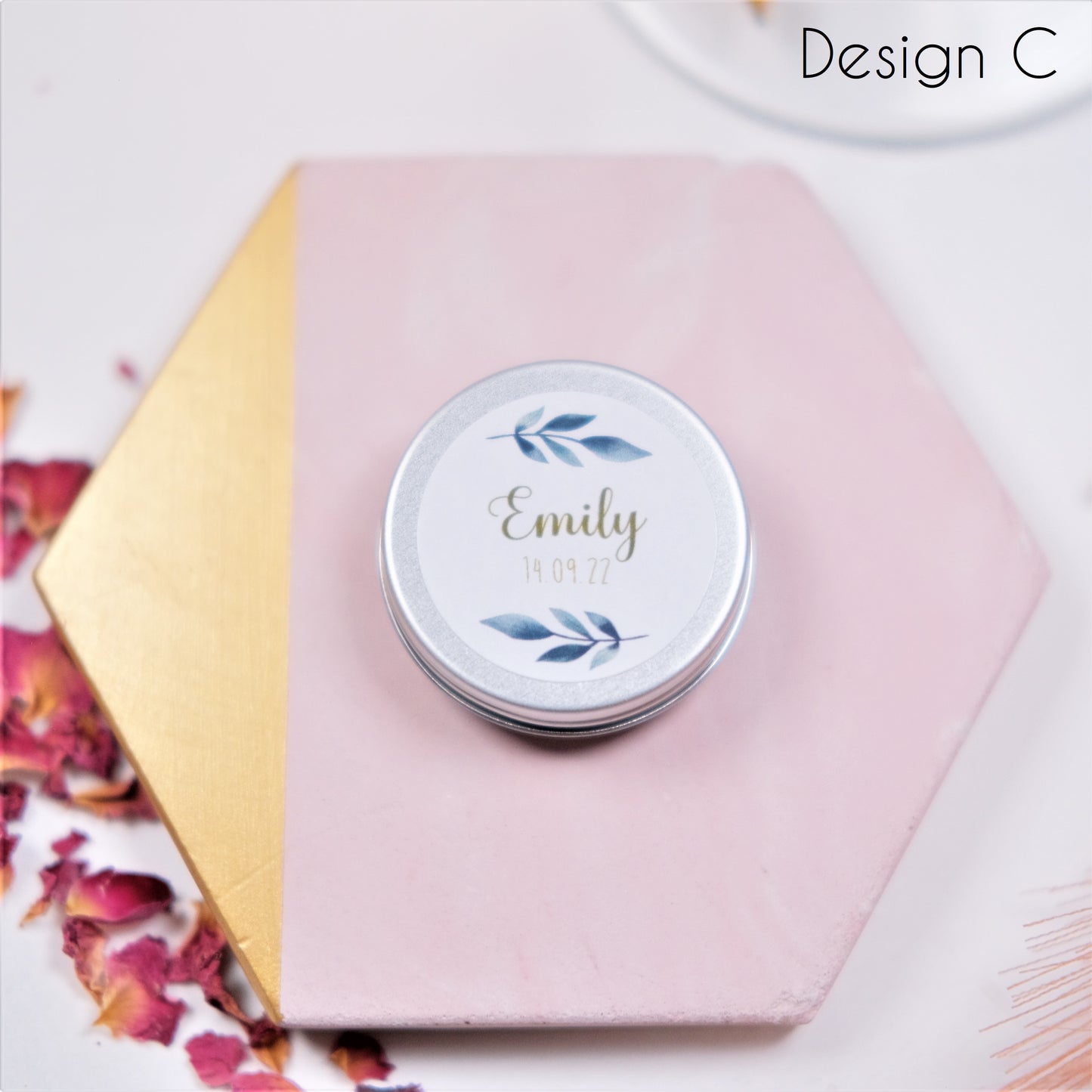 Wedding Place Setting Lip Balm Favour
