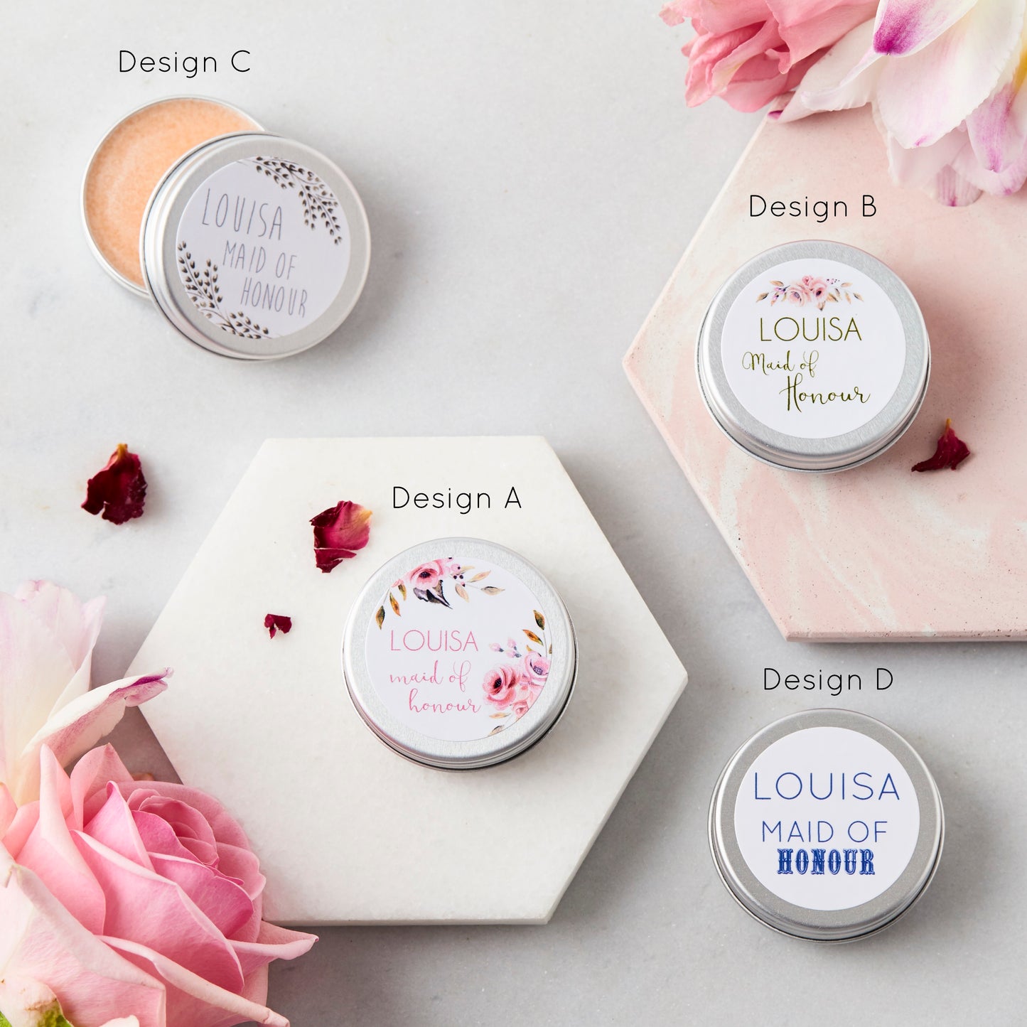 Personalised Maid of Honour Lip Balm Gift