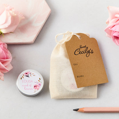 Personalised Maid of Honour Lip Balm Gift