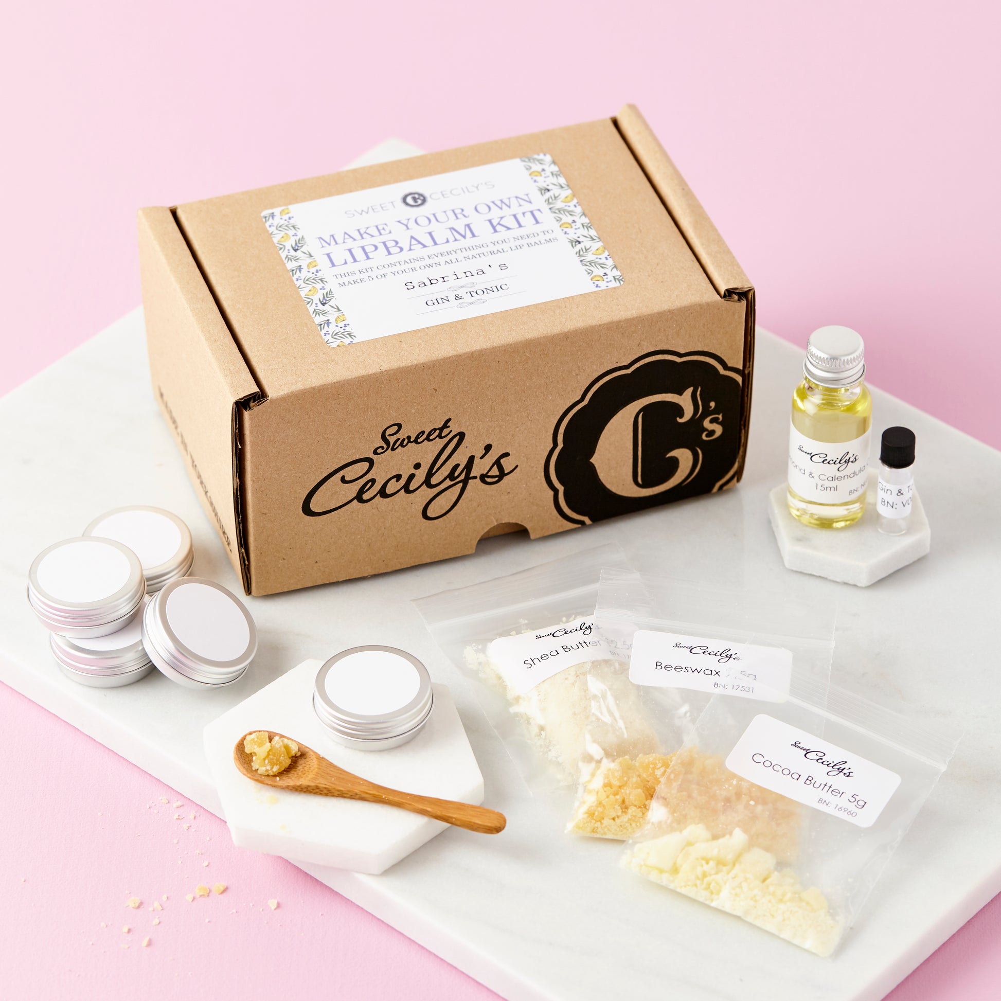 Make Your Own Lip Balm Kit - Gin & Tonic Flavour – Sweet Cecily's